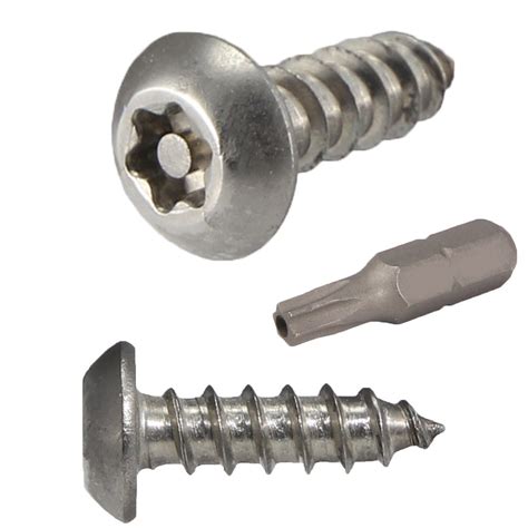 tamper proof sheet metal screws